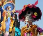 Катрина черепа, один из самых популярных День мертвых в Мексике